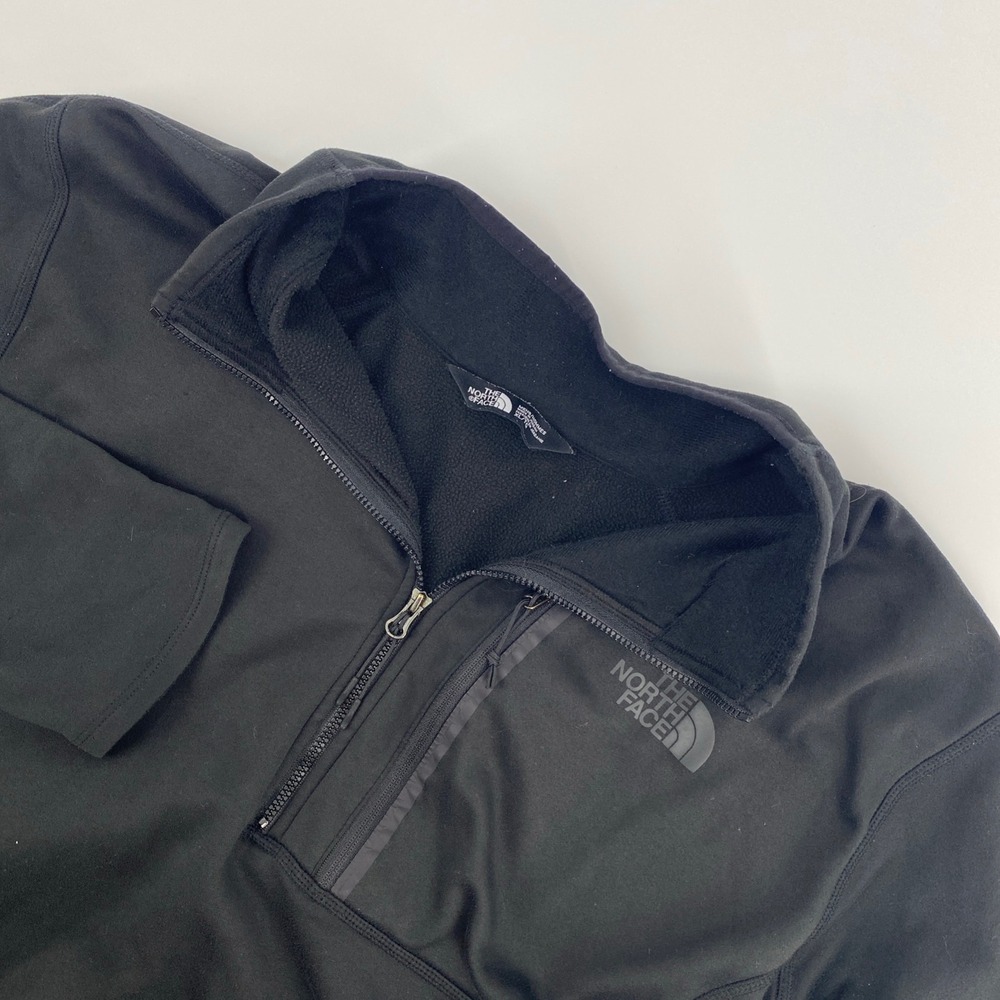 North Face Canyonlands Half 1/2 Zip Pullover Mens XL Black Fleece Gorpcore